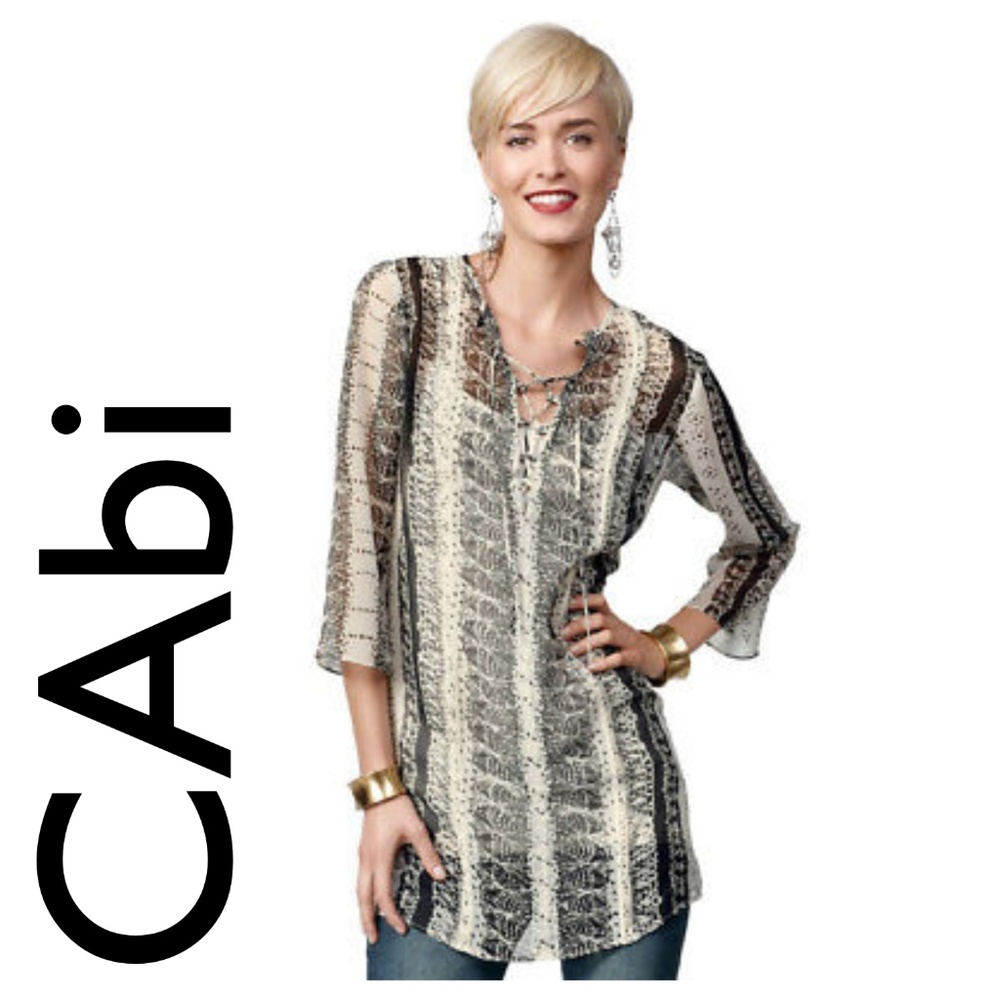 Vintage CAbi Beatnik Tunic Top Cover Up Dress